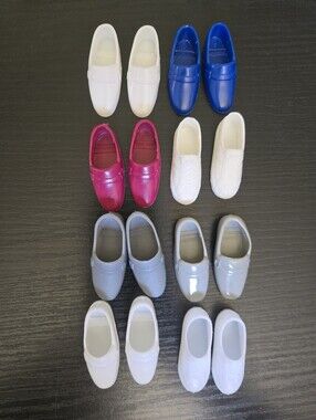 Vintage Barbie Ken Doll Shoes X 8 Pairs